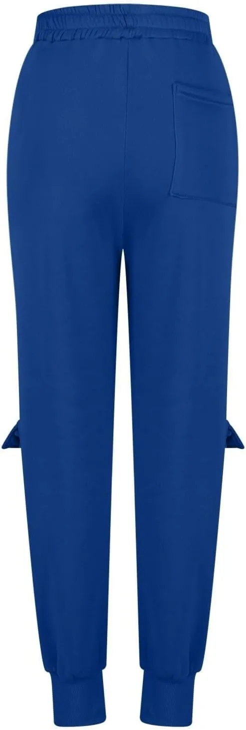2024 Cinch Bottom Sweatpants Women's Casual High Waisted Joggers Workout Active Baggy Lounge Trousers with Pockets