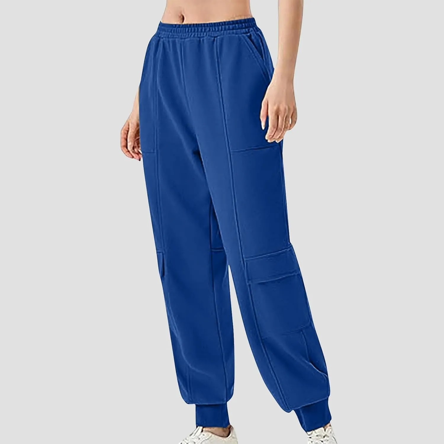 2024 Cinch Bottom Sweatpants Women's Casual High Waisted Joggers Workout Active Baggy Lounge Trousers with Pockets