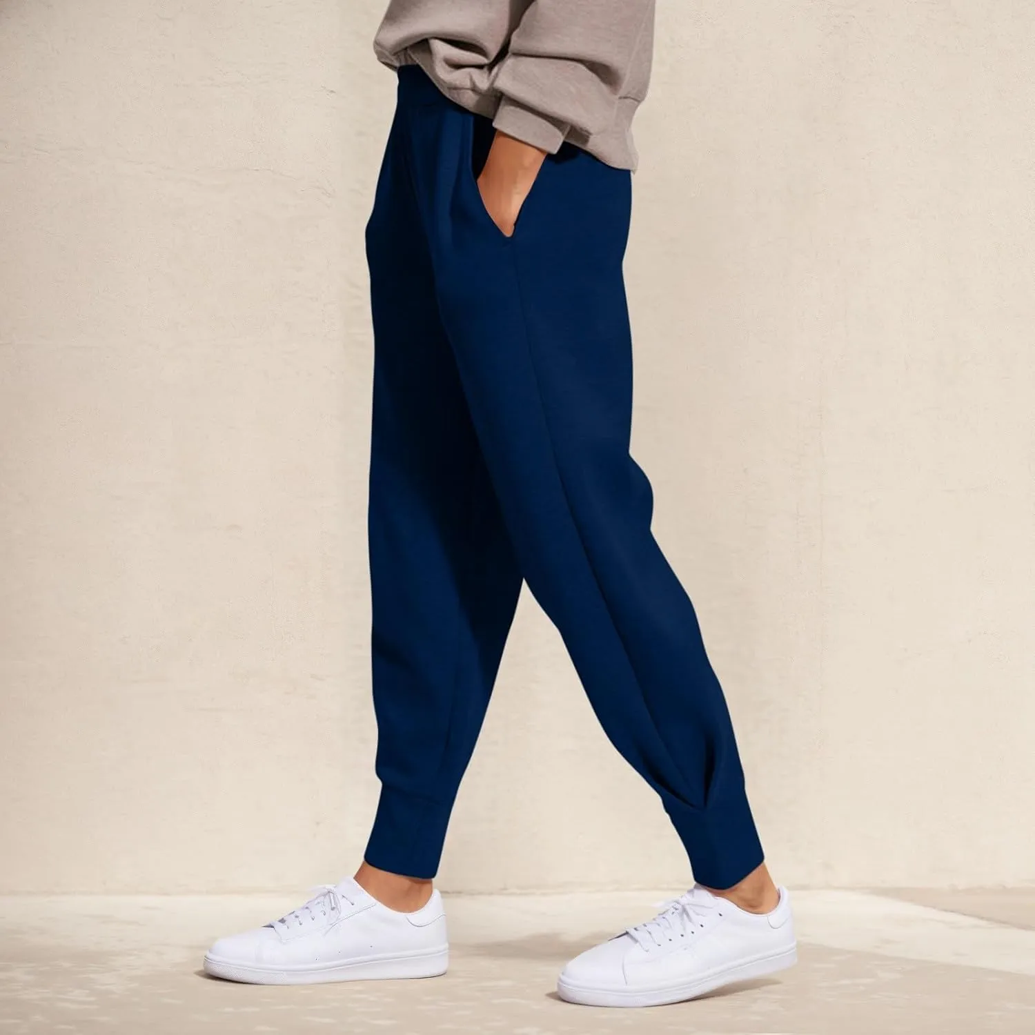 2024 Cinch Bottom Sweatpants Women's Casual High Waisted Joggers Workout Active Baggy Lounge Trousers with Pockets