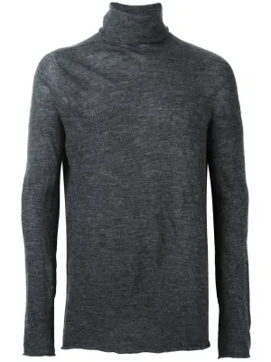 3d Alpaca High Neck Top