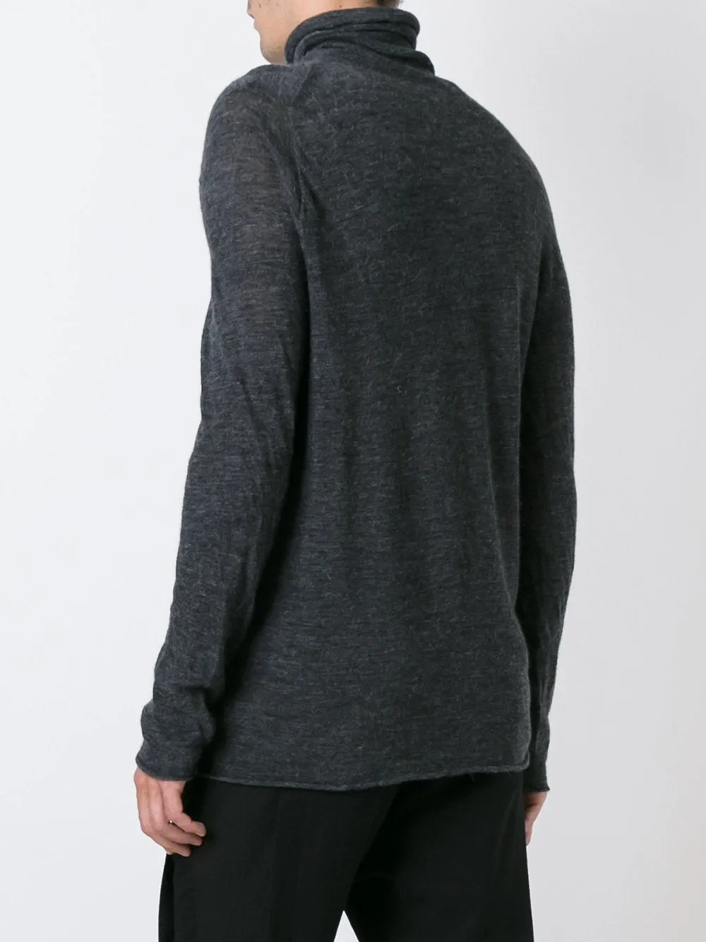 3d Alpaca High Neck Top