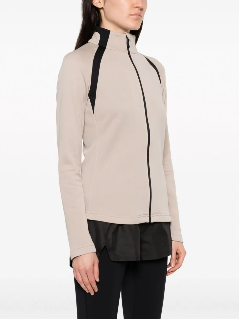 Aerial zip-up fleece jacket