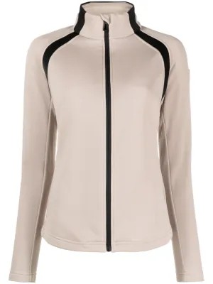 Aerial zip-up fleece jacket