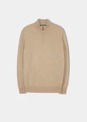 Alan Paine - Hambury Half Zip - Linen