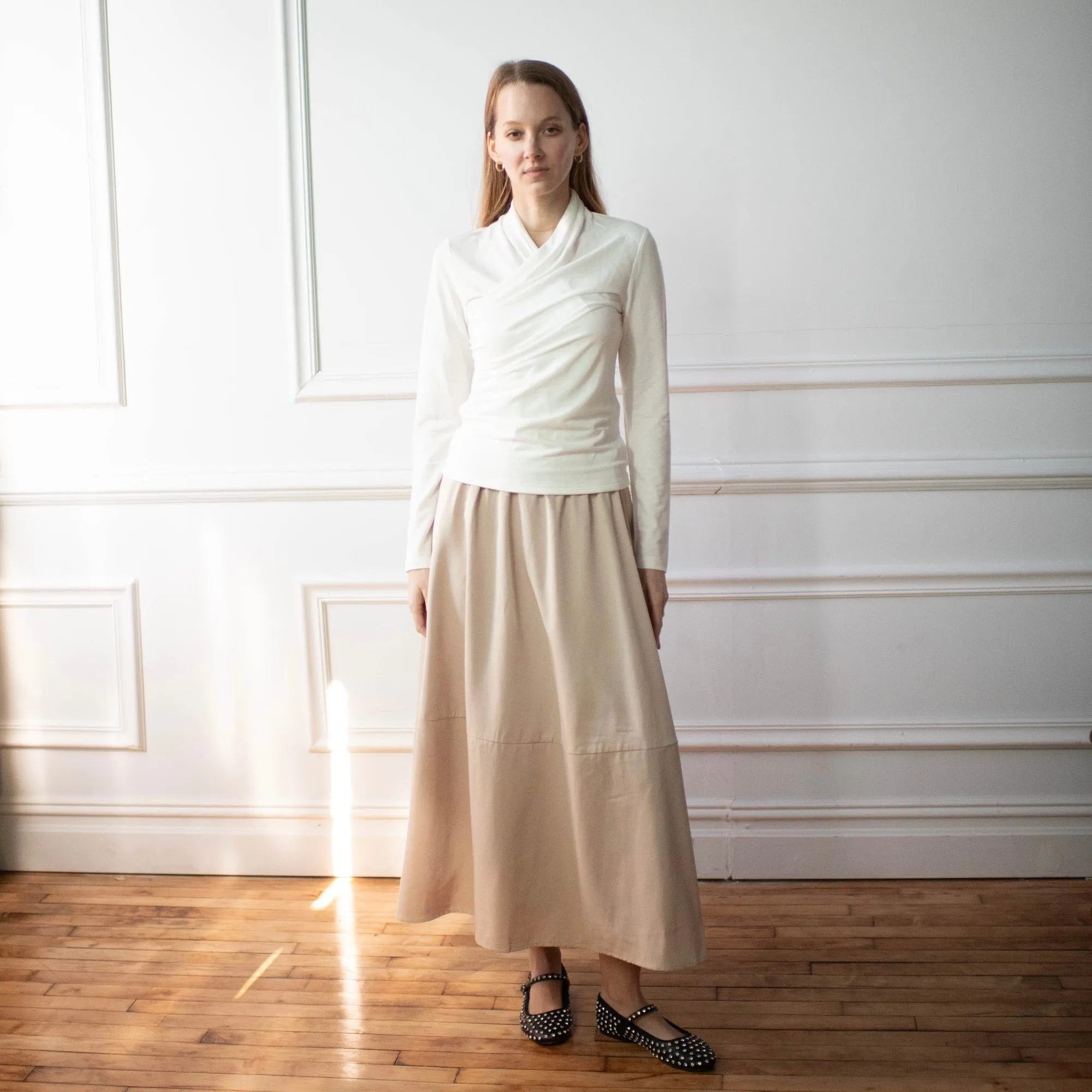 Army Maxi Skirt | Ivory [Final Sale]