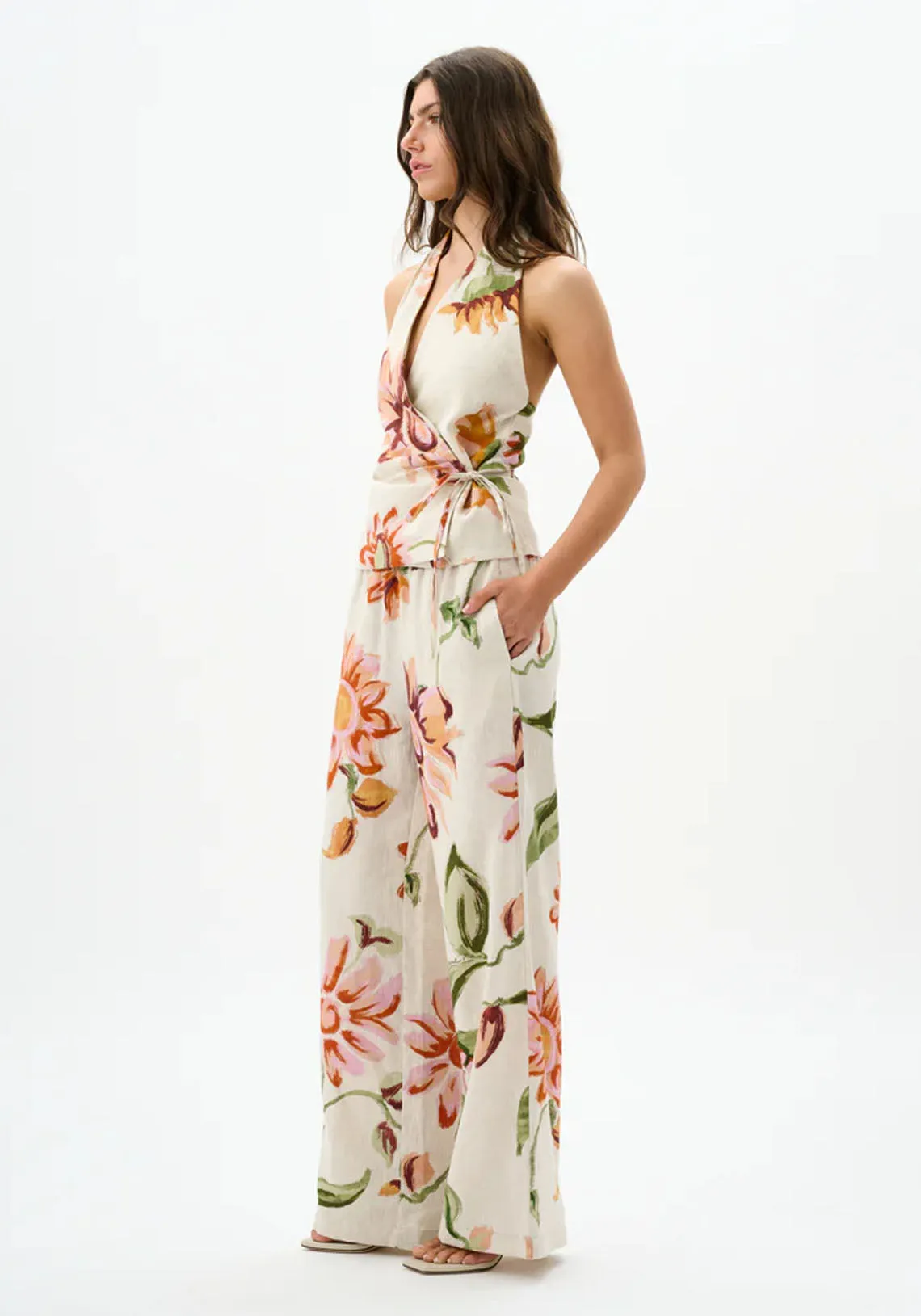 AUDREY TOP RAPHIA BLOOM