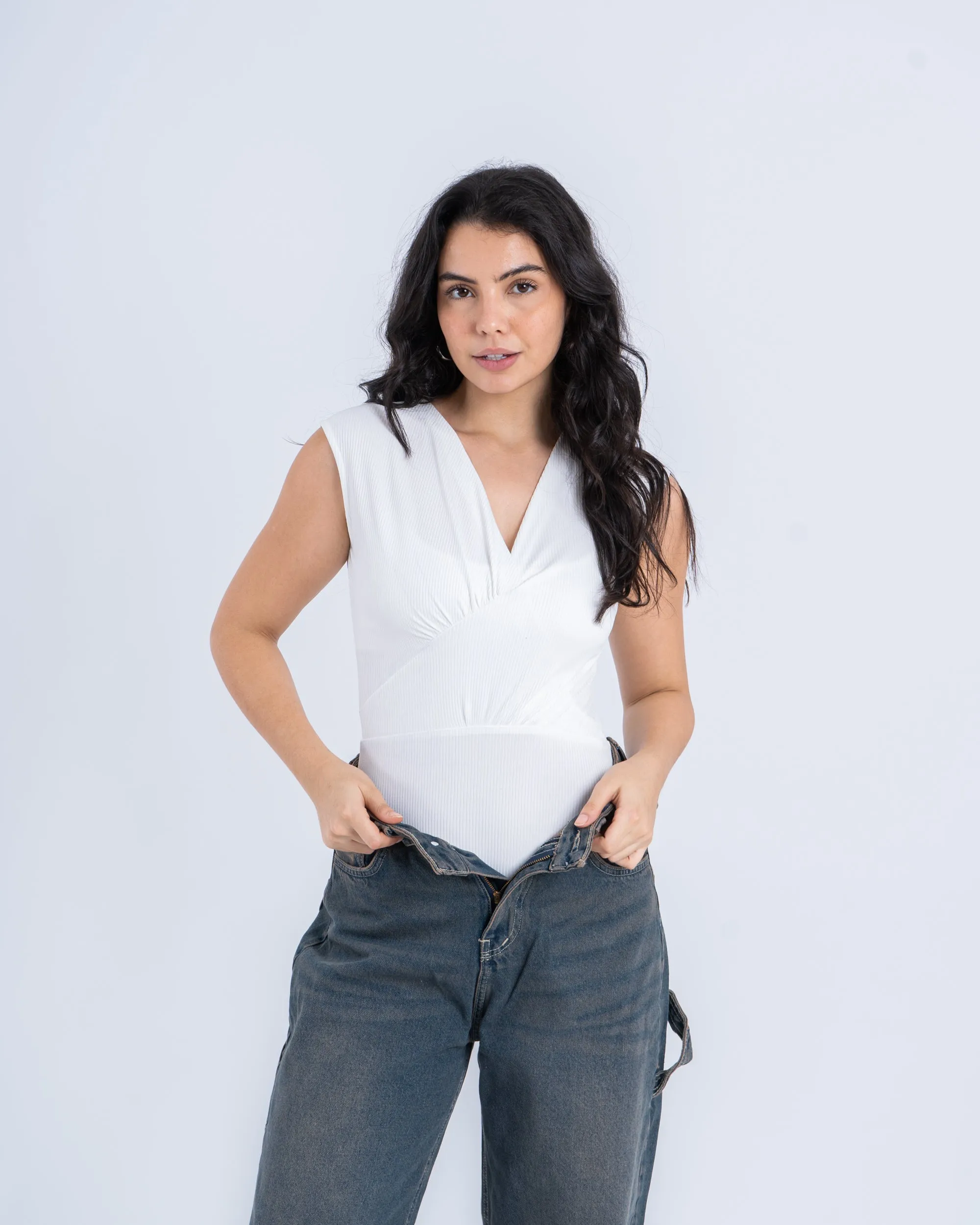 Basic Cross Bodysuit