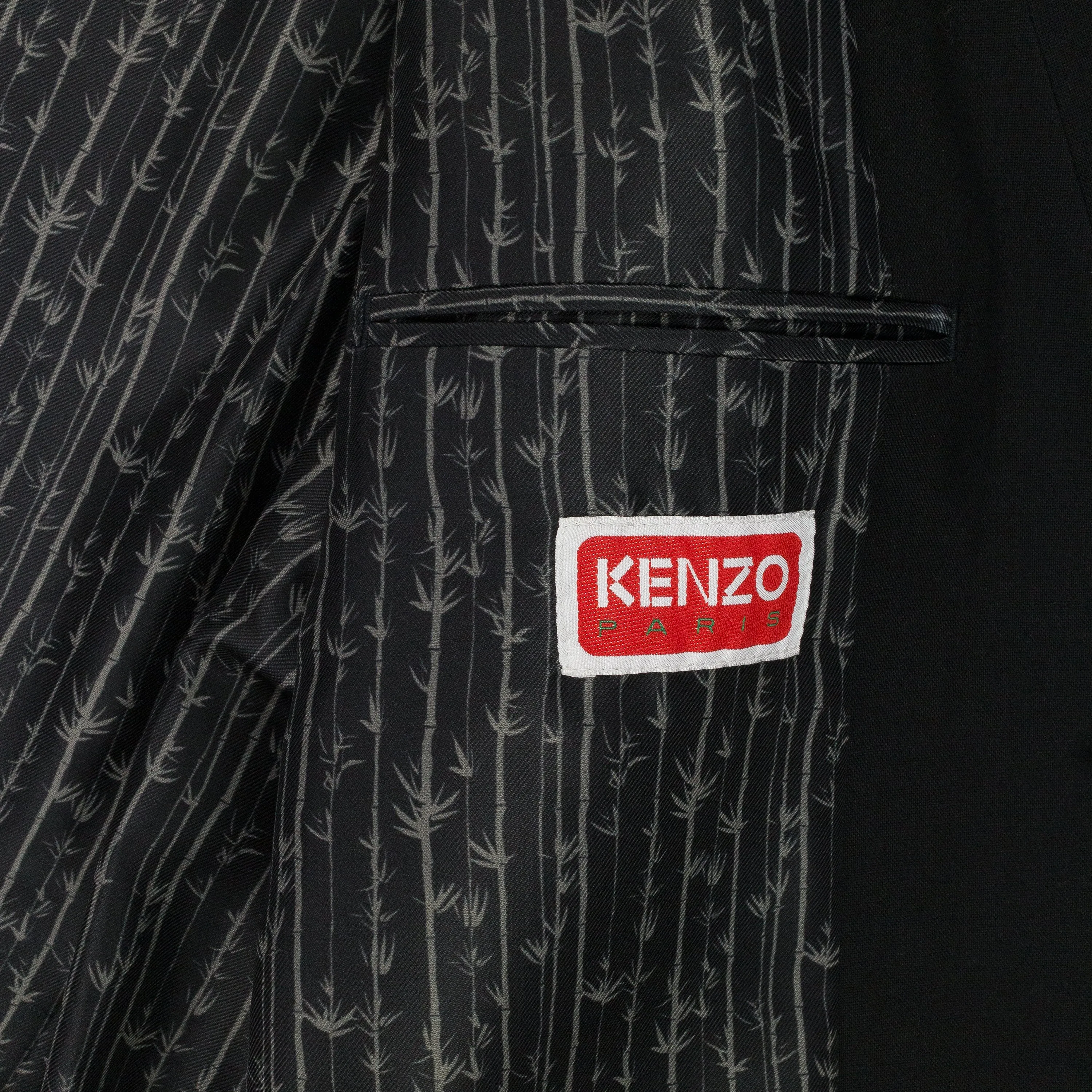 BLACK KIMONO TAILORED BLAZER
