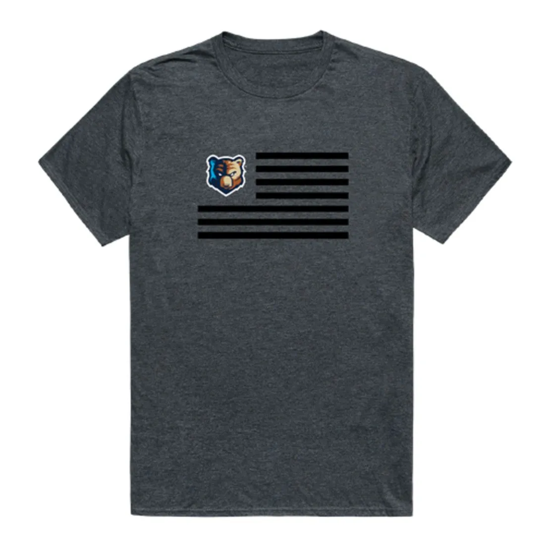 Bob Jones University Bruins USA Flag T-Shirt Tee