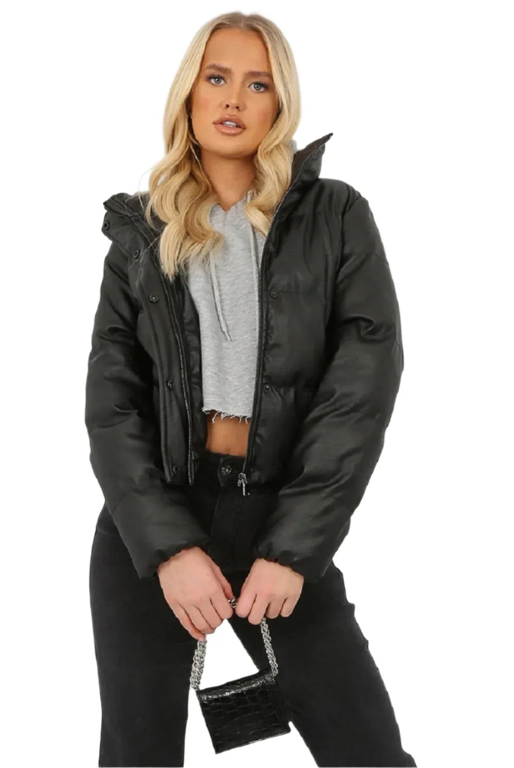 British Styled Boxy Puffer Jacket