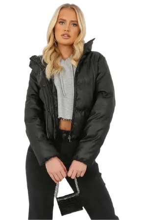 British Styled Boxy Puffer Jacket