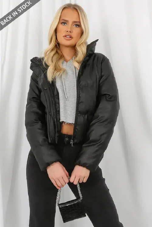 British Styled Boxy Puffer Jacket