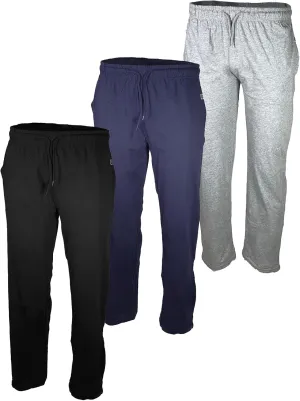 BROOKLYN VERTICAL 3-Pack Mens Sleep & Loungewear Pant|Soft Comfortable Cotton|Drawstring Pull|Pockets|Many Colors|Small-3XL