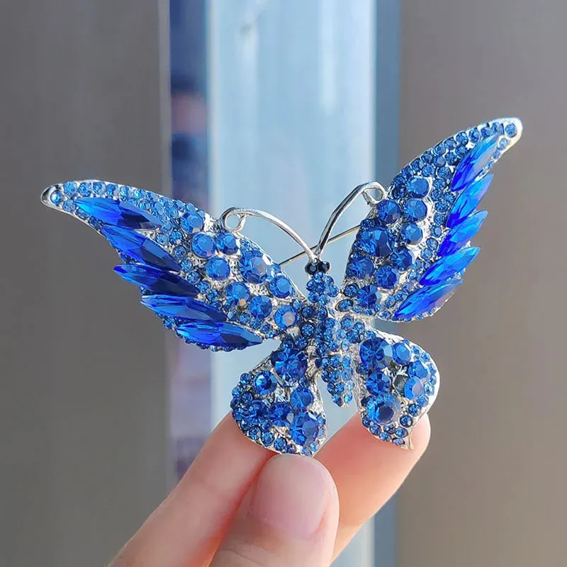 Burcu Rhinestone Brooch Pin