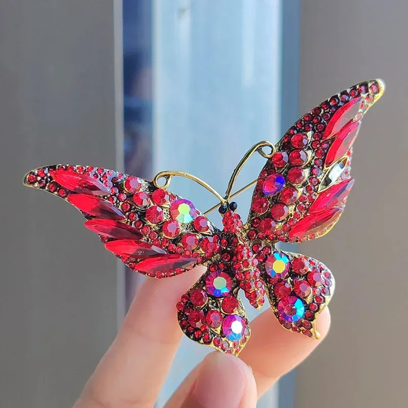 Burcu Rhinestone Brooch Pin