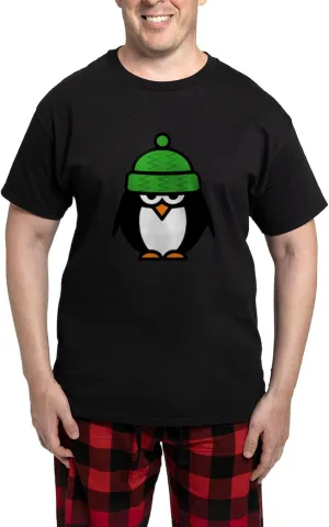 CafePress Funny penguin cartoon Pajamas Novelty Men's Pajama Set, Comfortable PJ Sleepwear