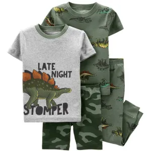 Carter's 4-Piece Dinosaur 100% Snug Fit Cotton Pjs Boy Multicolor 1L920010/ 3N731310/1N731010/2N731210