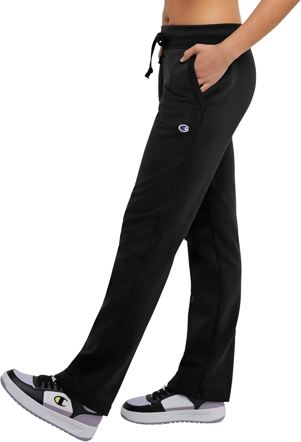Champion Women's Sweatpants, Powerblend, Fleece Pants, Comfortable Lounge Pants for Women