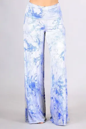 Chatoyant Tie Dye Wide Leg P Boho Palazzo pants