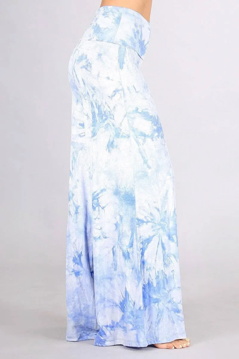 Chatoyant Tie Dye Wide Leg P Boho Palazzo pants