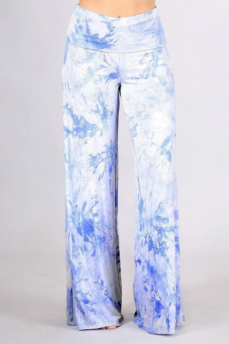 Chatoyant Tie Dye Wide Leg P Boho Palazzo pants