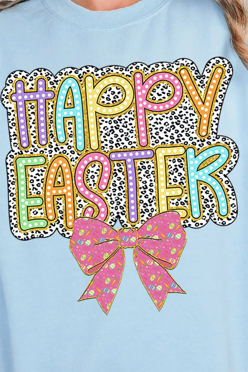 Colorful Happy Easter Bow Unisex NuBlend Crew Sweatshirt