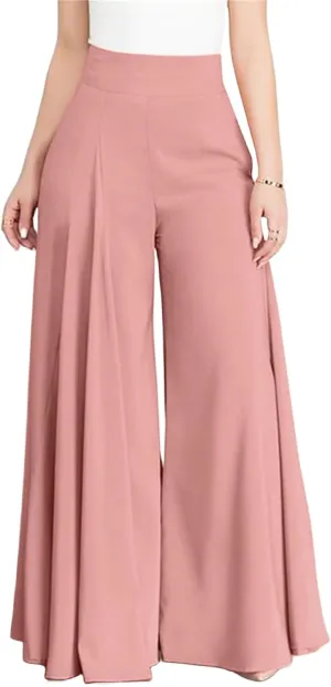Comfy Wide Leg Yoga Pant for Women Casual Bbaggy Cargo Pants Solid Color High Waist Trousers Flowy Sports Sweatpants