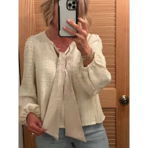 Connor Cream Gypsy Top