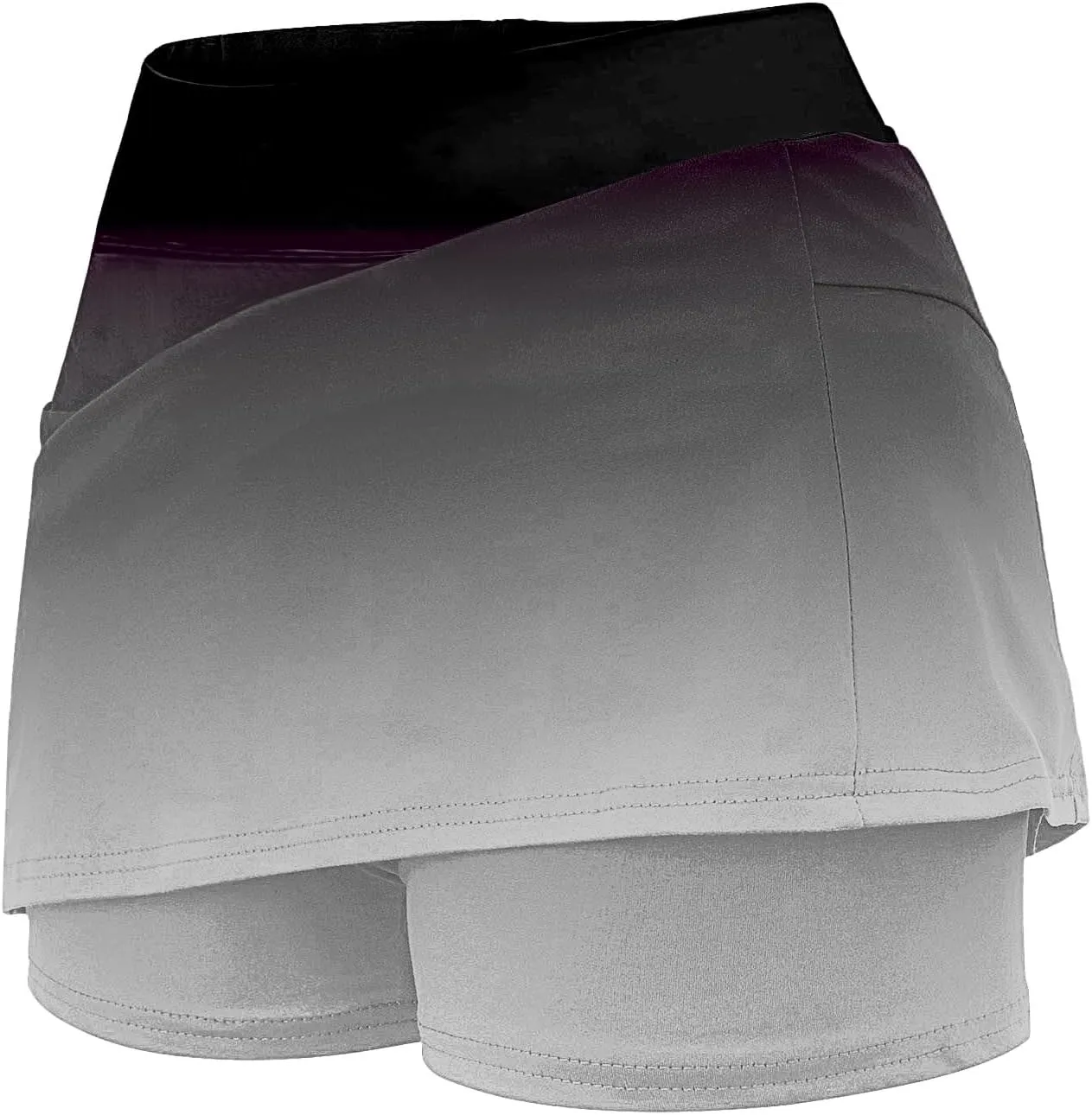 cooki Golf Skorts for Woman High Waisted Floral Print Lightweight Mini Skirts for Running Gym Shorts Women's Tennis Skirts