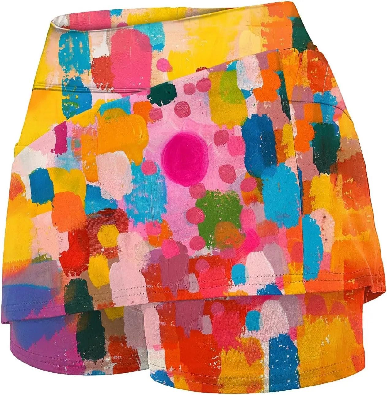 cooki Skorts for Women with Pockets High Waist Tummy Control Women's Lightweight Yoga Skirts Summer Casual Workout Shorts