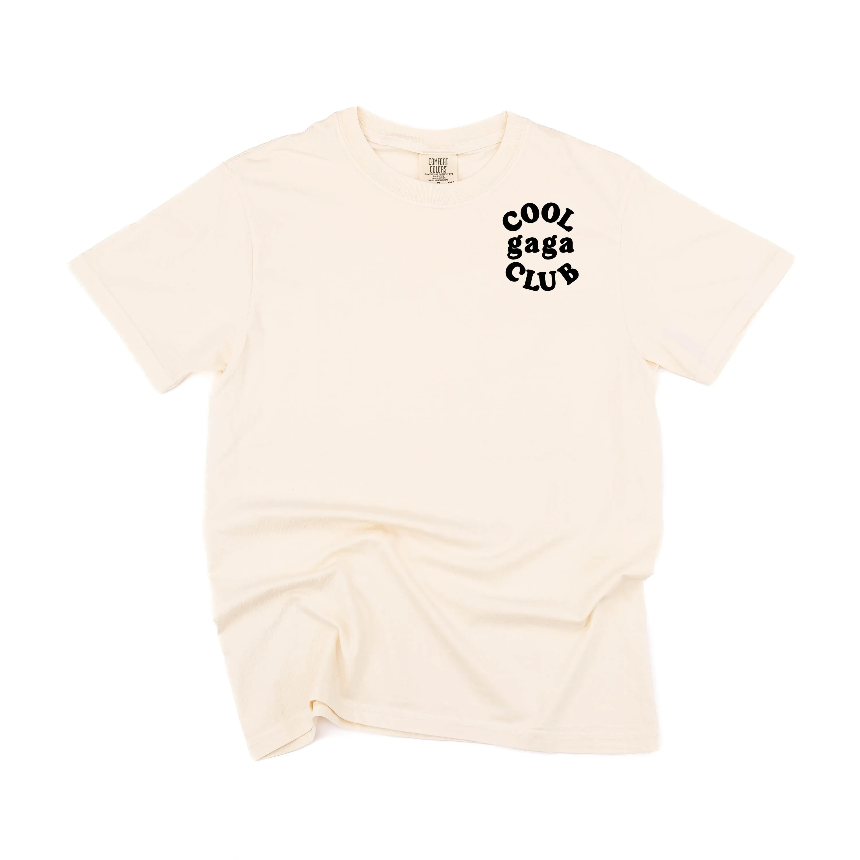 COOL Gaga CLUB - Pocket Design - SHORT SLEEVE COMFORT COLORS TEE