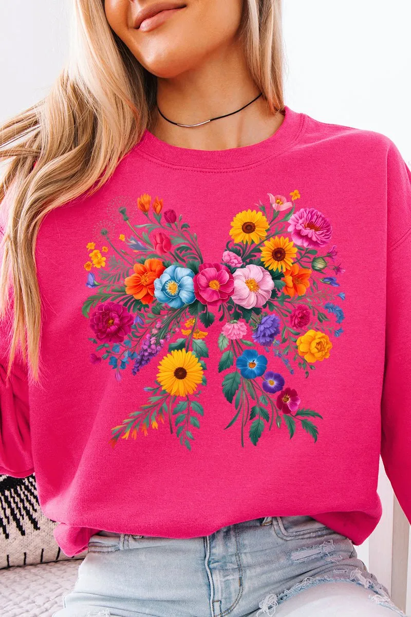 Coquette Wildflowers Unisex NuBlend Crew Sweatshirt