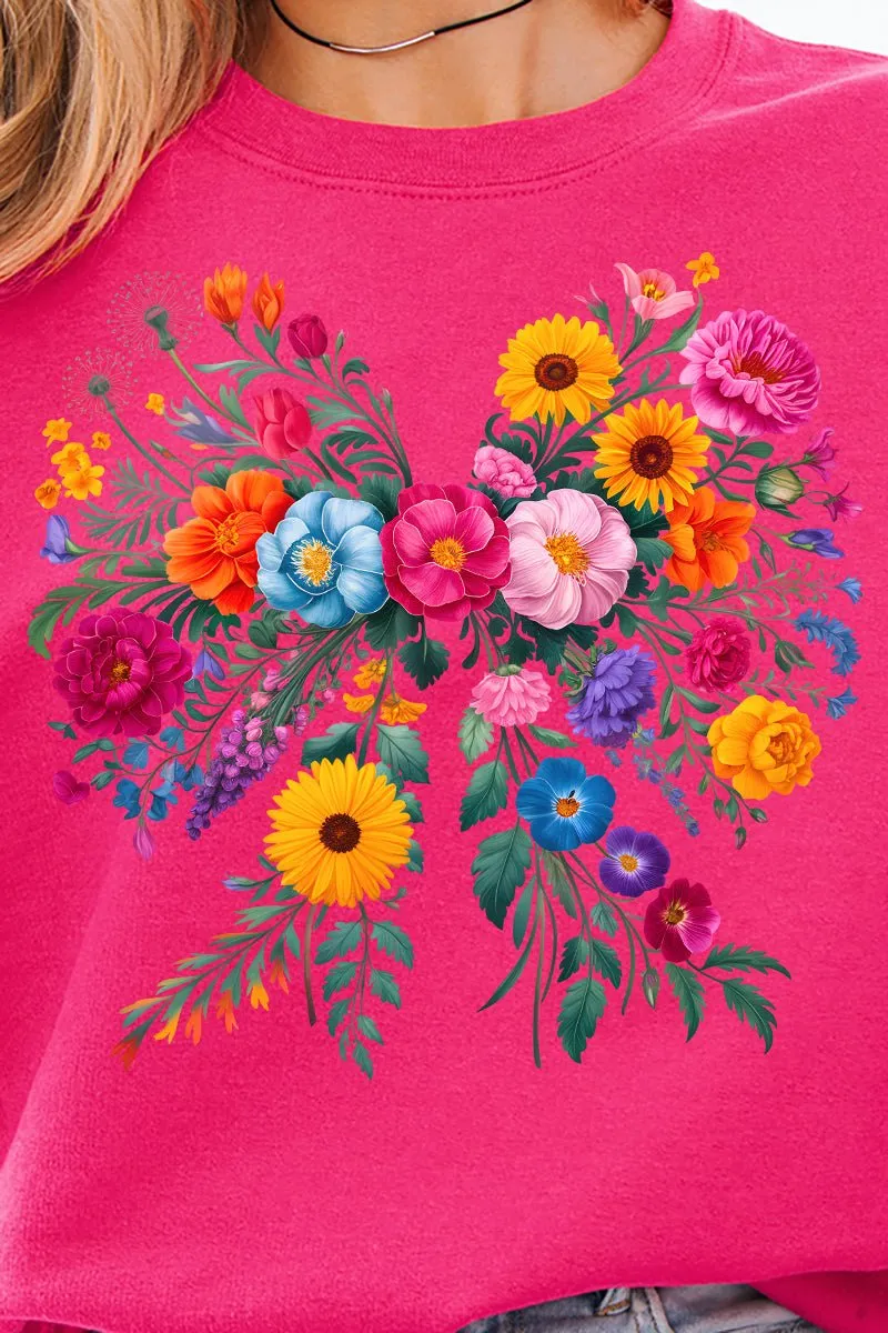Coquette Wildflowers Unisex NuBlend Crew Sweatshirt