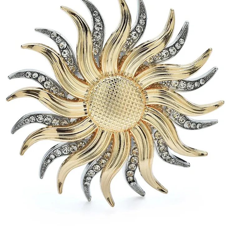 Coskun Rhinestone Brooch Pin