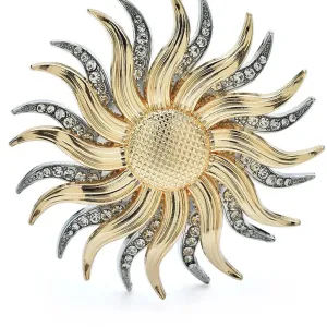 Coskun Rhinestone Brooch Pin