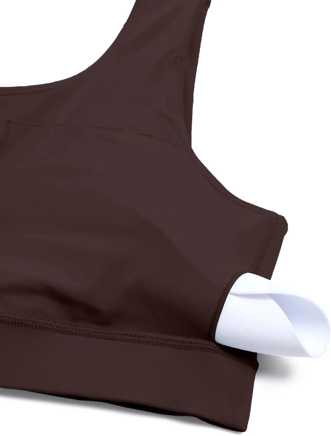 CRZ YOGA Butterluxe Womens One Shoulder Sports Bra - Sleeveless One Strap Low Impact Asymmetrical Workout Yoga Tops