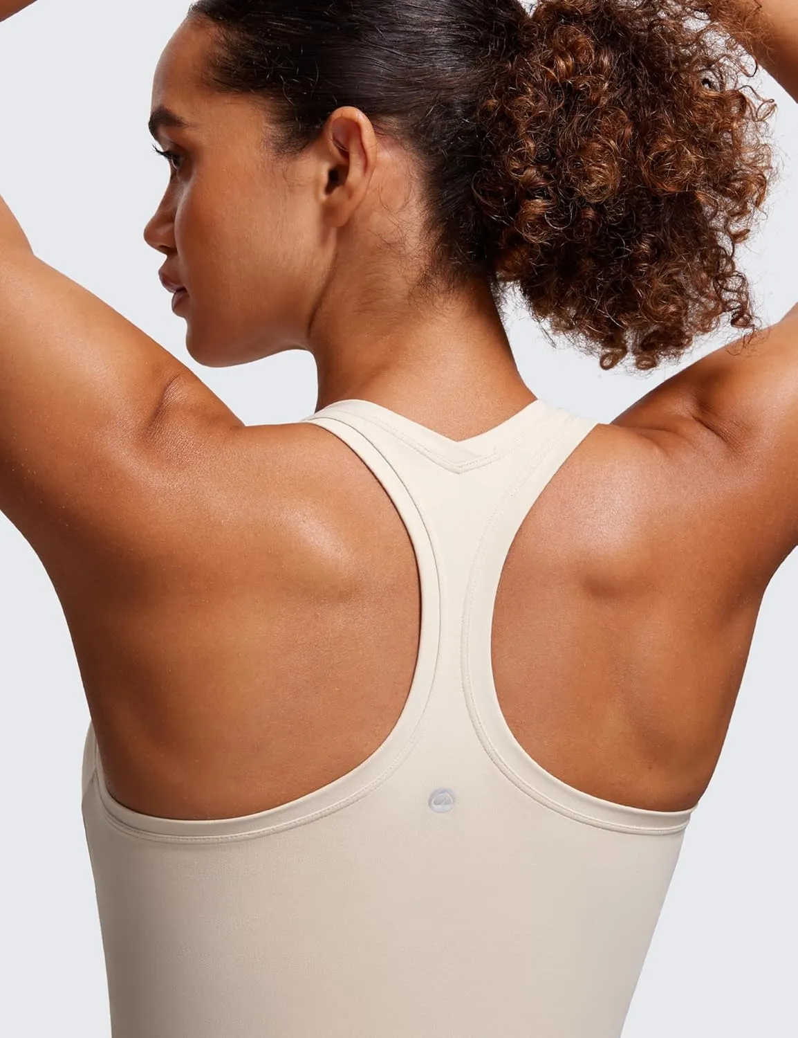 CRZ YOGA Women's Butterluxe Yoga Workout Tank Tops Racerback Sleeveless Camisole Athletic Gym Shirts
