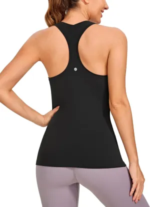 CRZ YOGA Women's Butterluxe Yoga Workout Tank Tops Racerback Sleeveless Camisole Athletic Gym Shirts