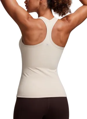 CRZ YOGA Women's Butterluxe Yoga Workout Tank Tops Racerback Sleeveless Camisole Athletic Gym Shirts
