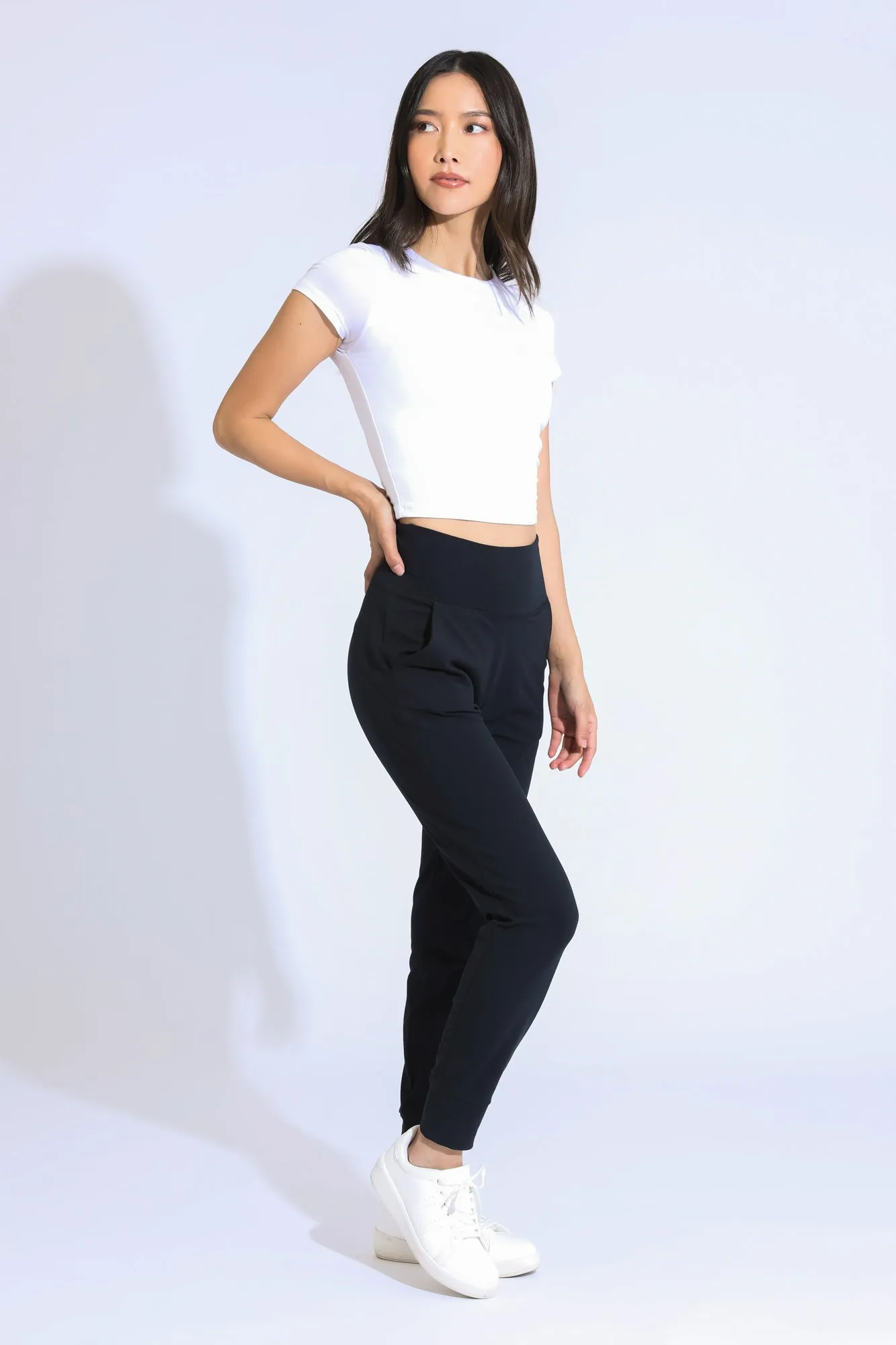 Easy Knit Jogger - Black