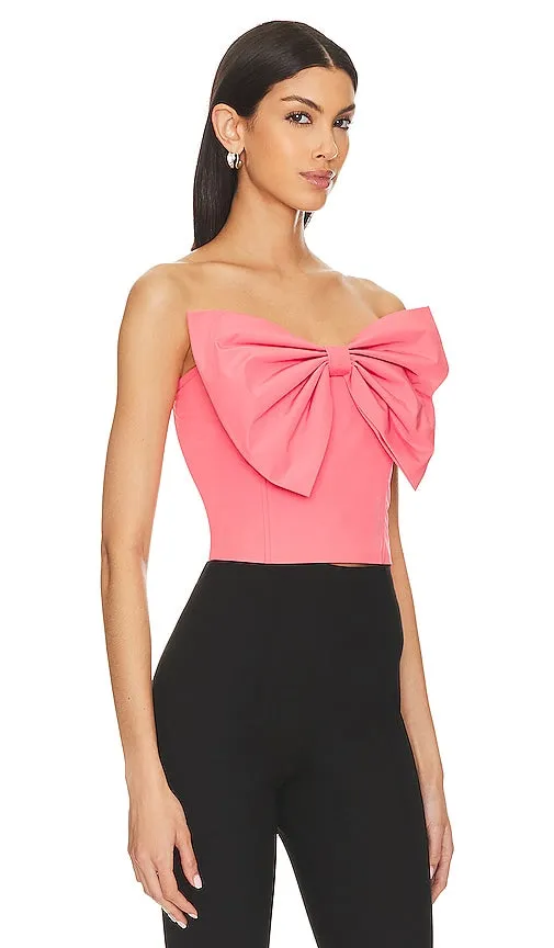 Essentiel Antwerp Freesia Bow Bodice in Pink