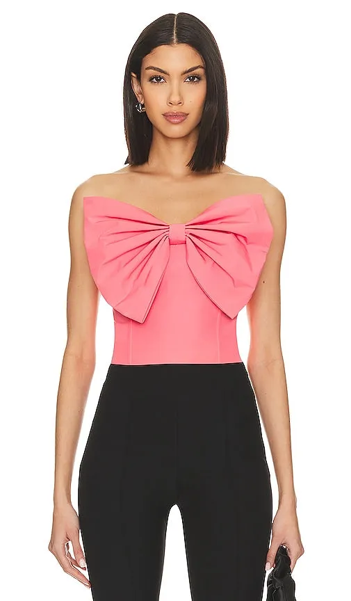 Essentiel Antwerp Freesia Bow Bodice in Pink