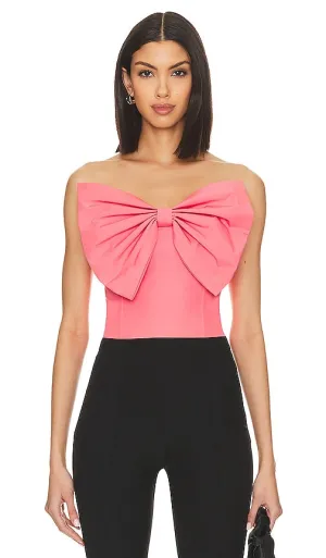 Essentiel Antwerp Freesia Bow Bodice in Pink