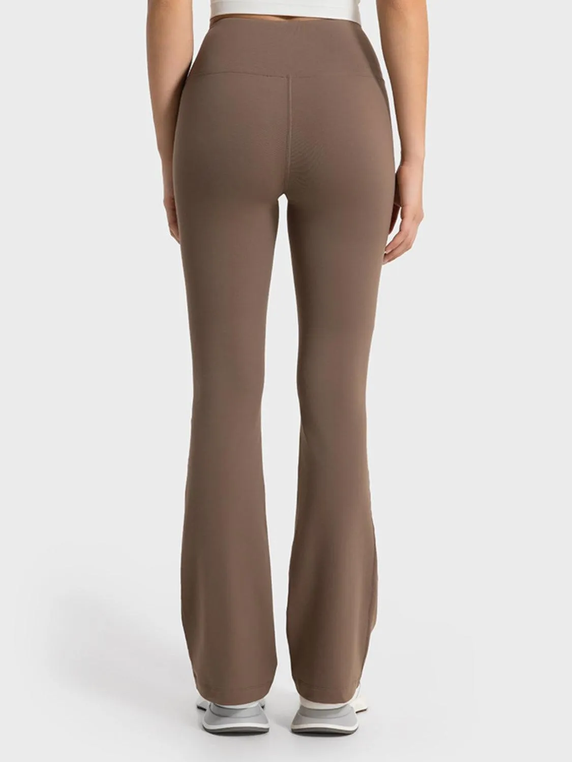 Excellent Wide Waistband Sports Bootcut Leggings