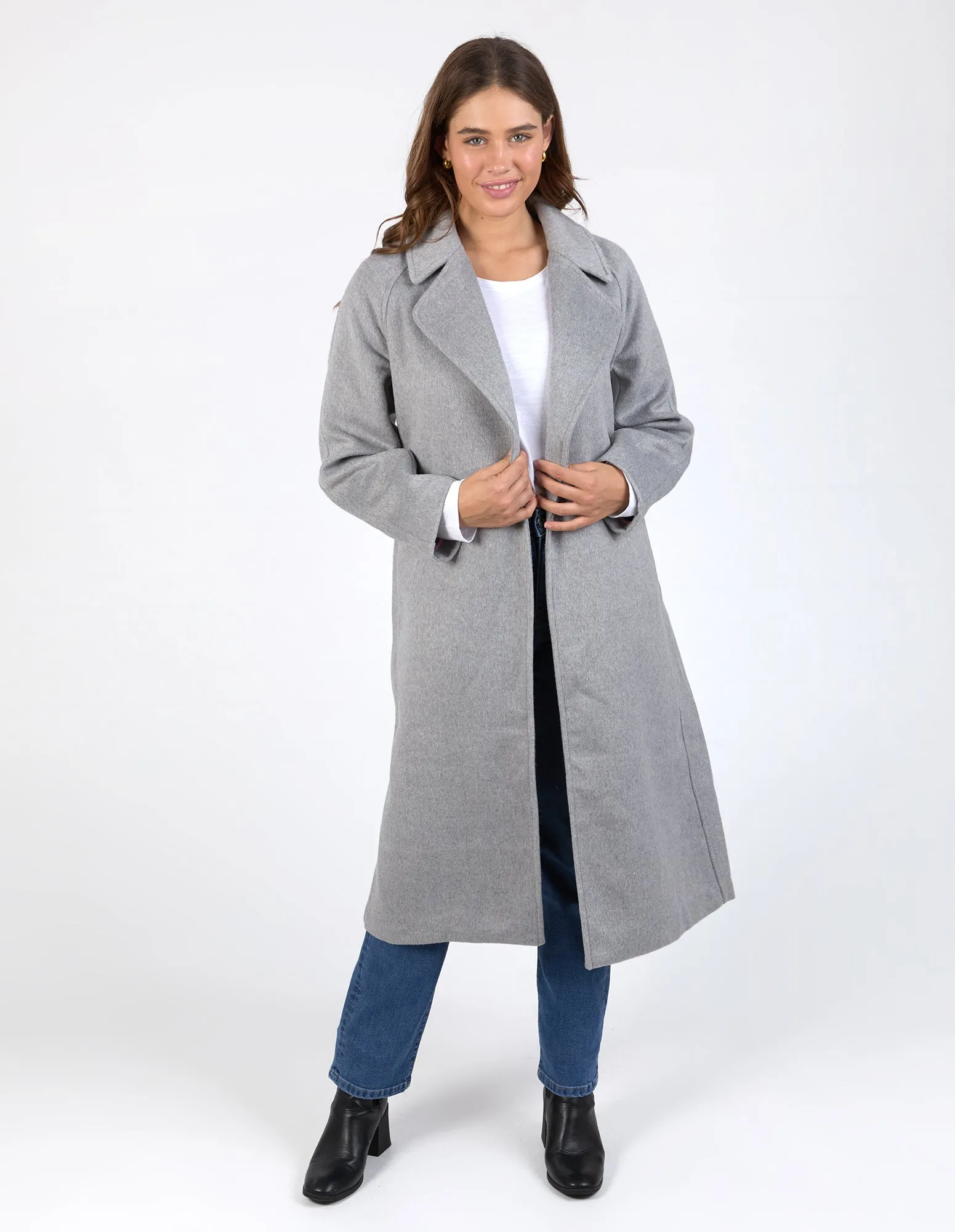 Farrah Coat - Grey Marle
