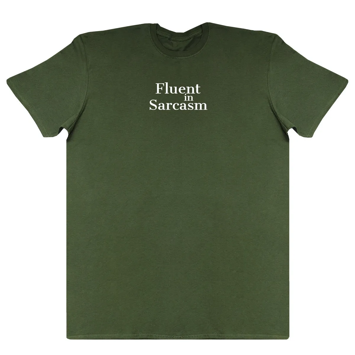 Fluent In Sarcasm - Kids Oversized Comfy T-Shirt