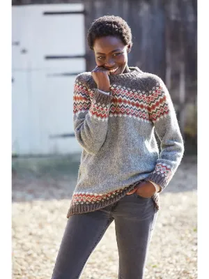 Grey Elgin Handmade Wool Sweater
