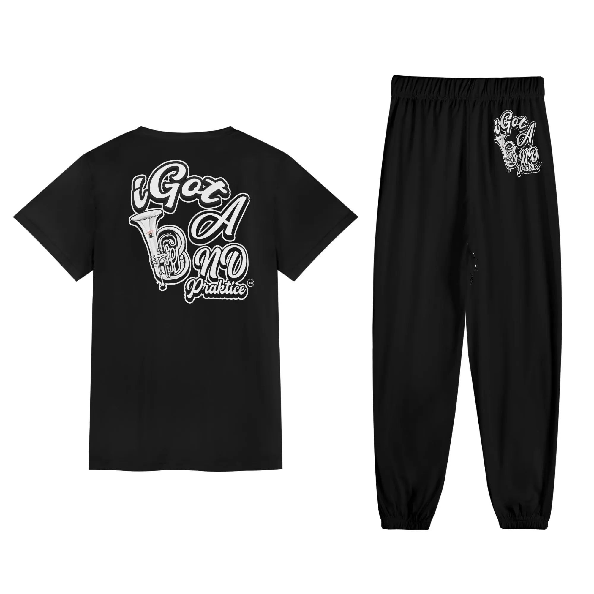 iGot Band Practice Unisex All-Over Print Adult Short Sleeve-Blouse Sports Set