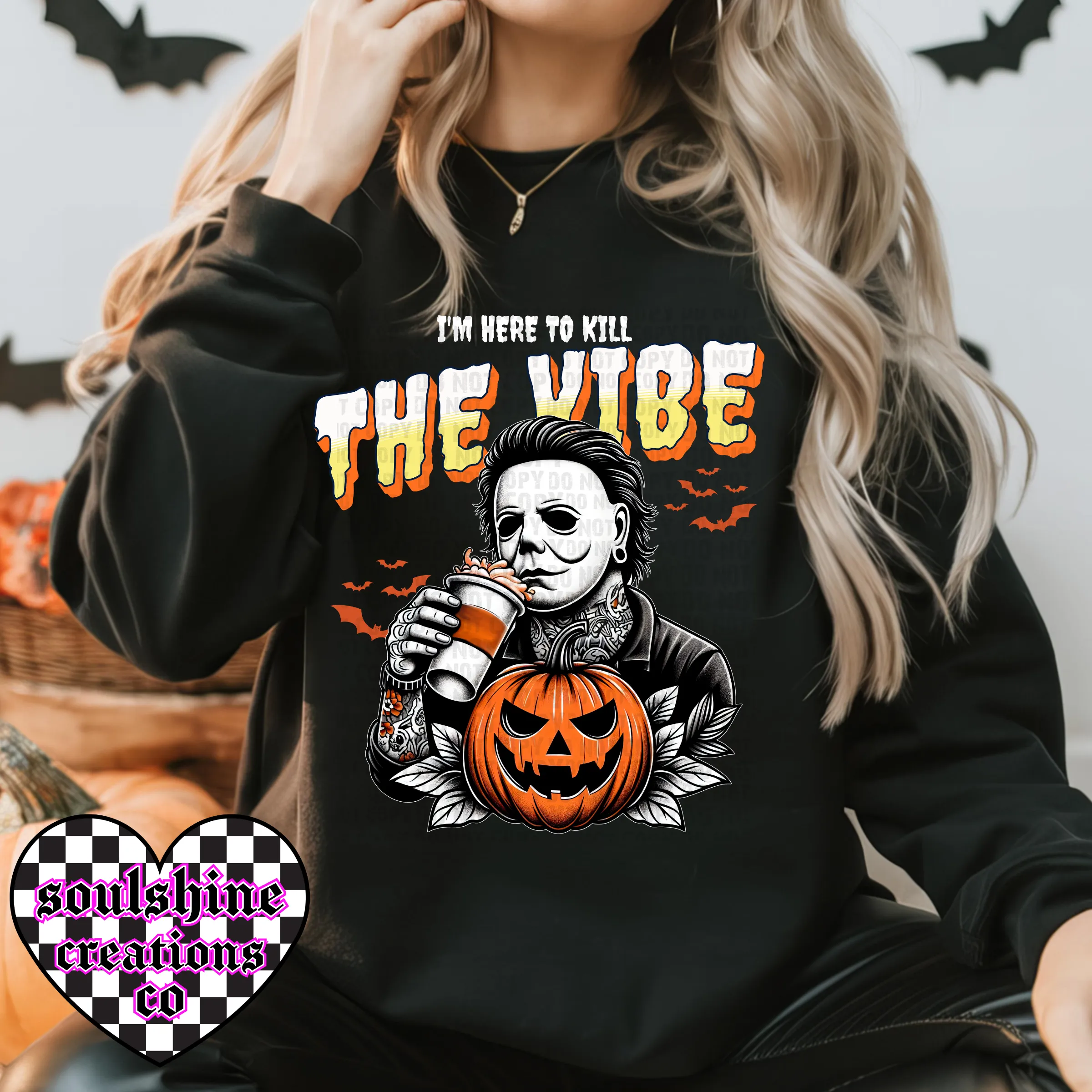 I’m here to Kill the Vibe Horror Tee or Sweater