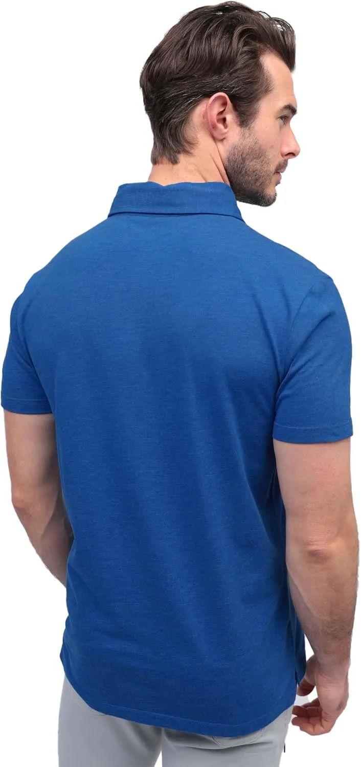 INTO THE AM Men's Polo Shirts - Fitted Short Sleeve Collar Shirt for Men S - 4XL